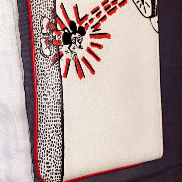 Mickey MouseKeith Haring brass/red shoulder bag - Picture 9 of 10